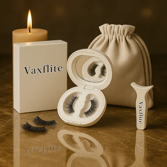 Magnetic suction false eyelashes set with clip One-piece reusable magnetic magnet glue-free eyelashes