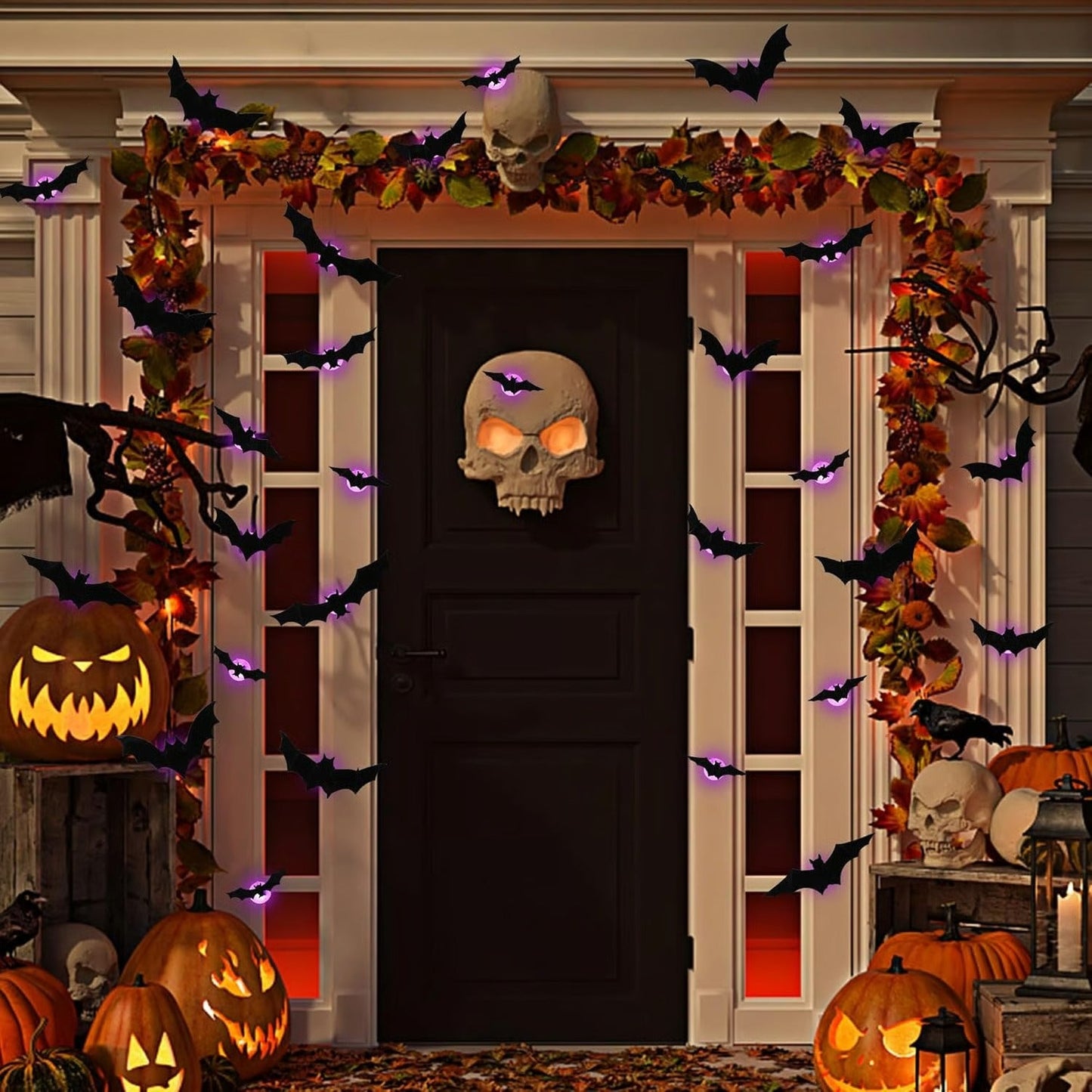🦇 Don't Settle for Lame Decor! 🦇 Professionally Scare Trick-or-Treaters with Our Motion-Activated LED Bats! 🌧️✨ Limited Stock – Buy Now!