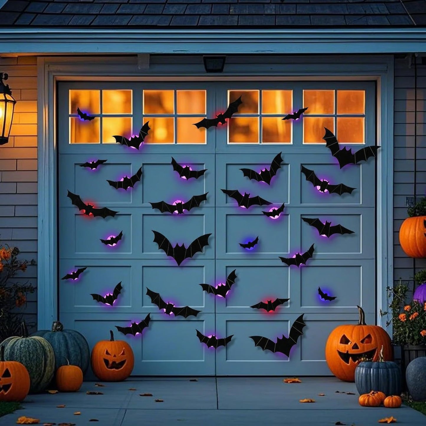 🦇🦇🦇🦇 Don't Settle for Lame Decor! 🦇 Professionally Scare Trick-or-Treaters with Our Motion-Activated LED Bats! 🌧️✨ Limited Stock – Buy Now!