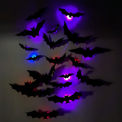 🦇🦇🦇🦇 Don't Settle for Lame Decor! 🦇 Professionally Scare Trick-or-Treaters with Our Motion-Activated LED Bats! 🌧️✨ Limited Stock – Buy Now!
